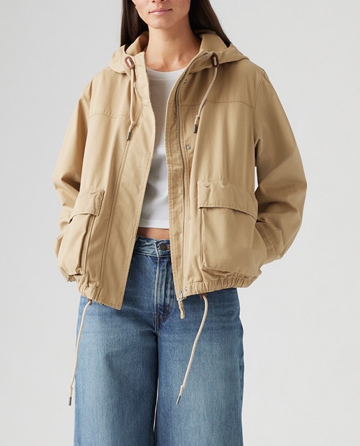 Imagen 0 de Chaqueta de mujer con capucha ajustable