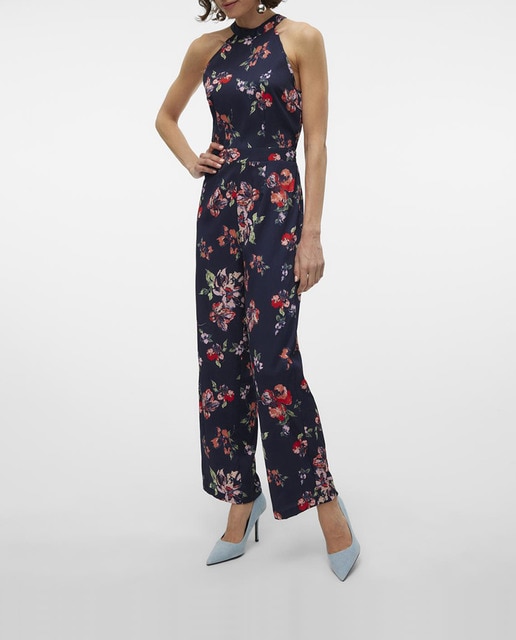 Imagen 0 de Mono largo de mujer con cuello halter