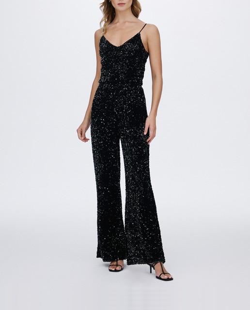 Imagen 0 de Mono de mujer de tirantes con lentejuelas