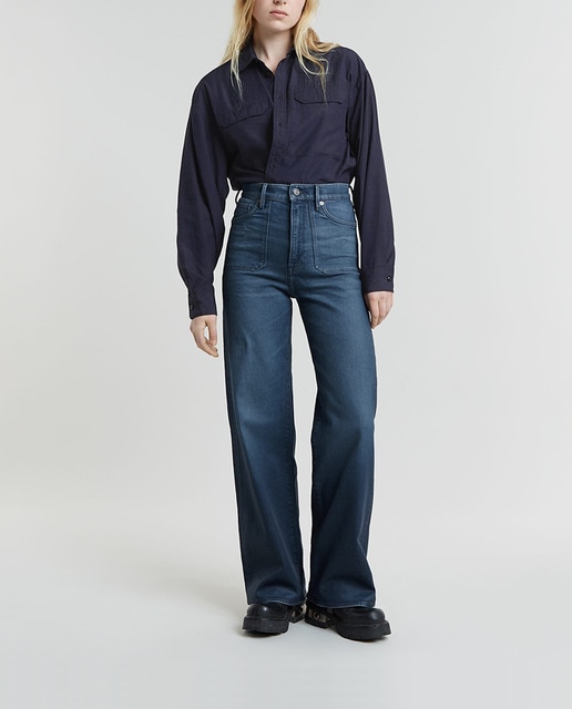 Imagen 0 de Jeans Deck 2.0 con bolsillos tipo parche de mujer