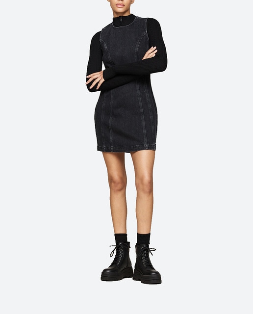 Imagen 0 de Vestido Mujer corto vaquero sin mangas