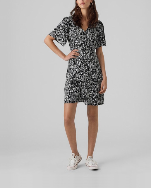 Imagen 0 de Vestido corto con botones