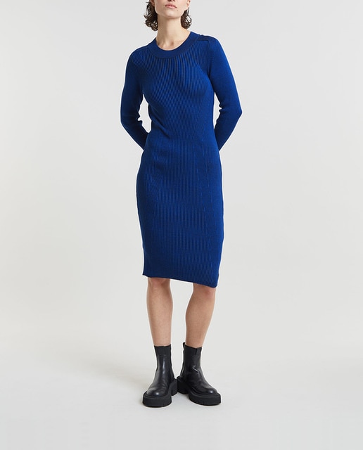 Imagen 0 de Vestido Plated Knitted de mujer