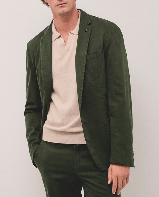 Imagen 0 de Chaqueta de hombre algodón tintado