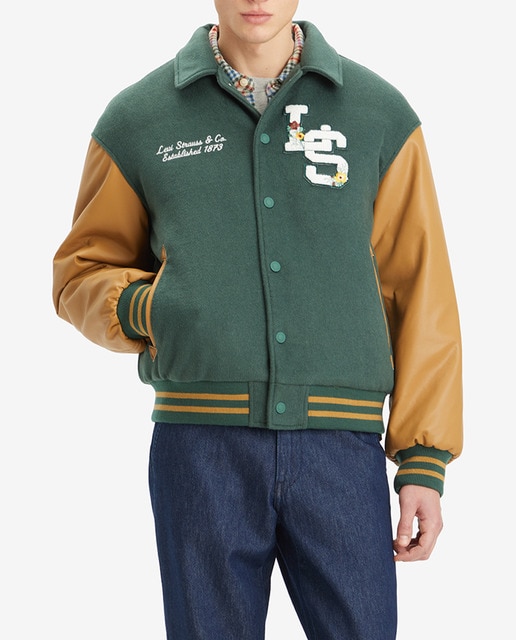 Imagen 0 de Cazadora de hombre tipo bomber con logo fit regular