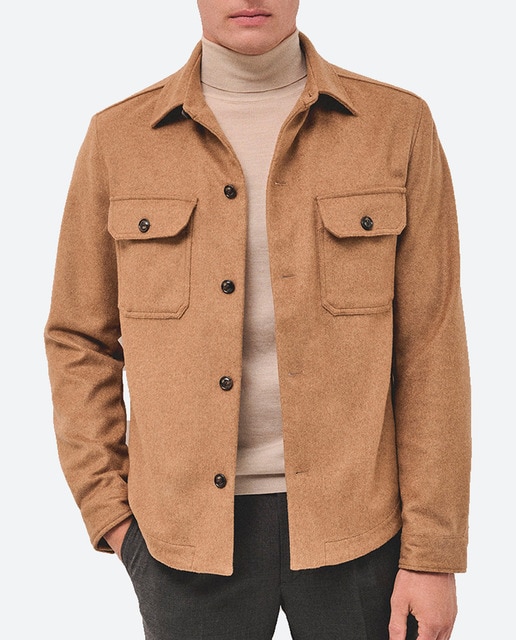 Imagen 0 de Chaqueta de hombre sobrecamisa de lana