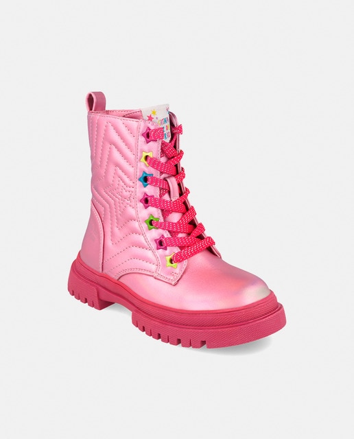 Imagem 0 de Botas Metalizadas com Fecho de Correr