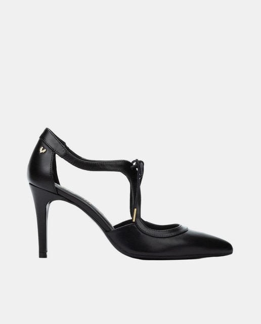 Imagem 0 de Sapatos de Salto em Pele