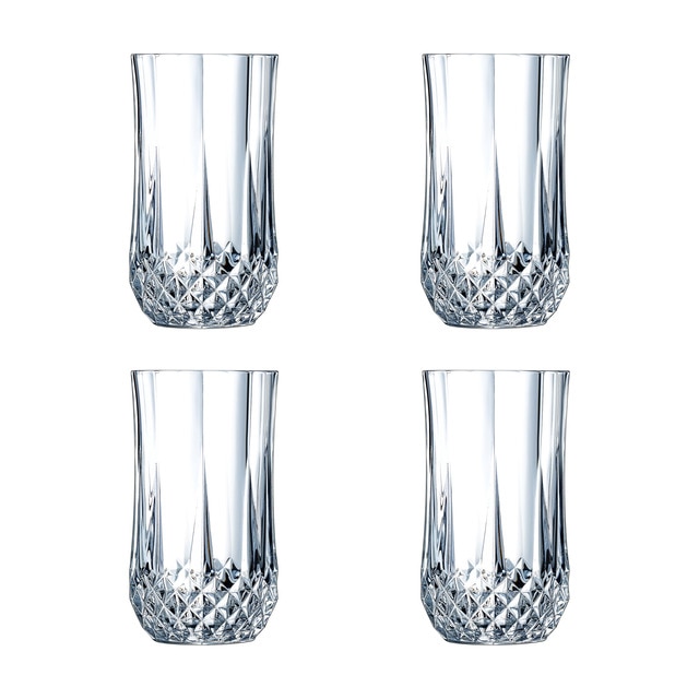 Imagem 0 de Conjunto de 4 Copos Altos de Cristal Longchamp