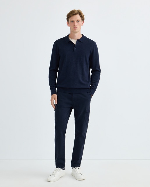 Imagen 0 de Pantalón hombre chino cargo slim fit