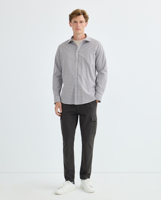 Imagen 0 de Camisa sport hombre sarga cuadros