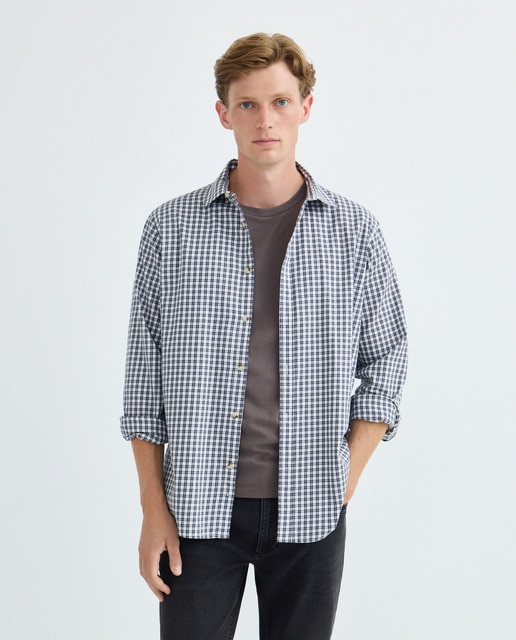 Imagen 0 de Camisa sport hombre sarga cuadros