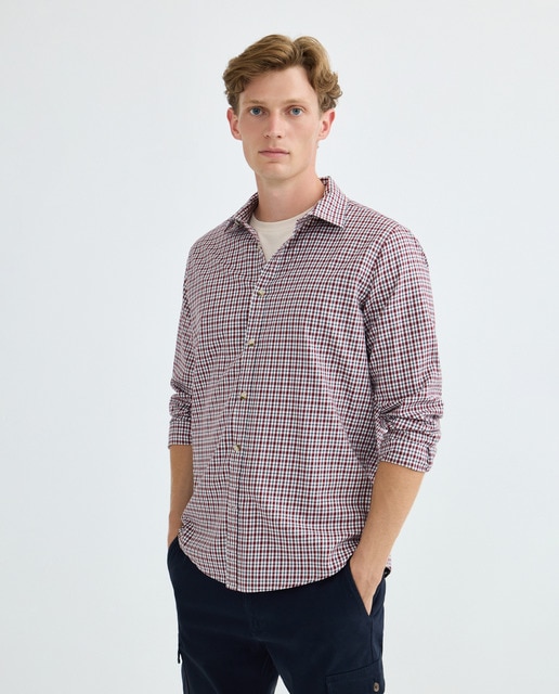 Imagen 0 de Camisa sport hombre sarga cuadros