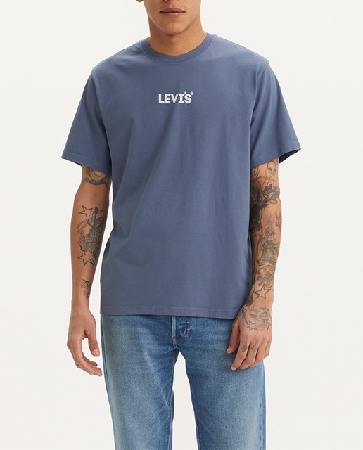 Imagen 0 de Camiseta de hombre de manga corta con cuello redondo