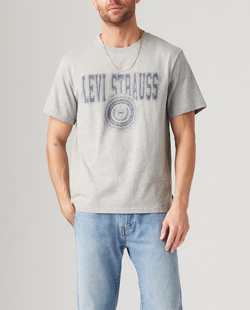 Imagen 0 de Camiseta de hombre de manga corta con cuello redondo