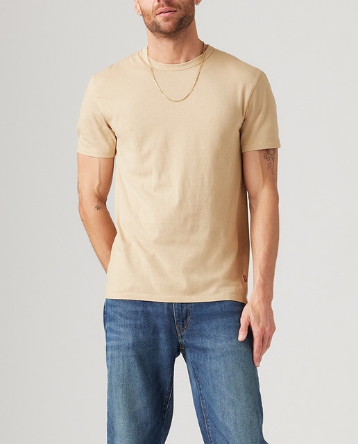 Imagen 0 de Camiseta de hombre de manga corta con cuello redondo