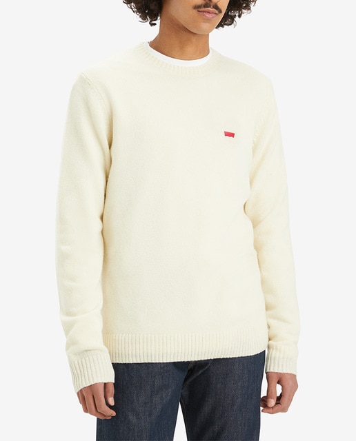 Imagen 0 de Jersey de hombre de manga larga con cuello redondo liso