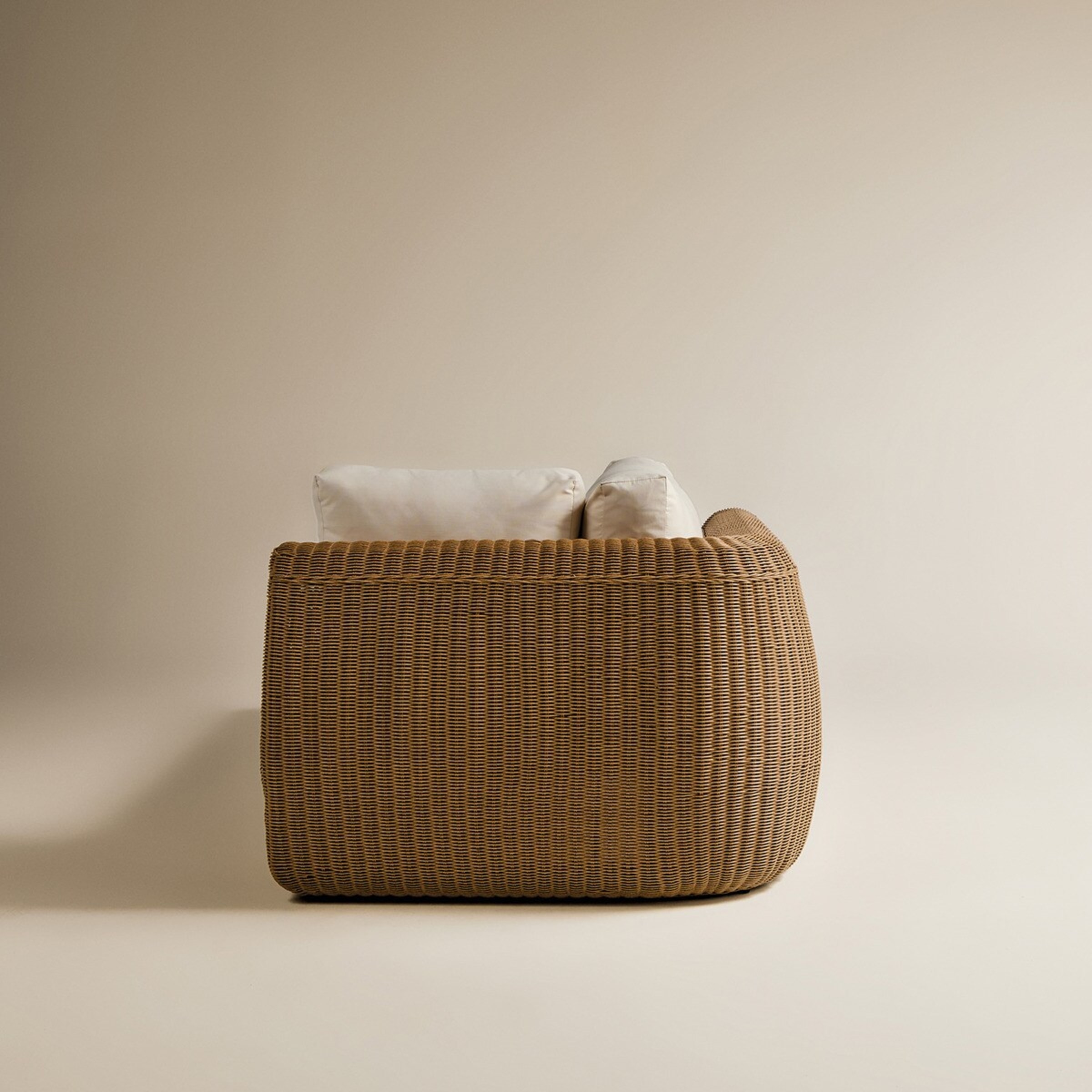 Módulo de Chaise-Longue Direita para Sofá de Jardim Ibiza Natural-4