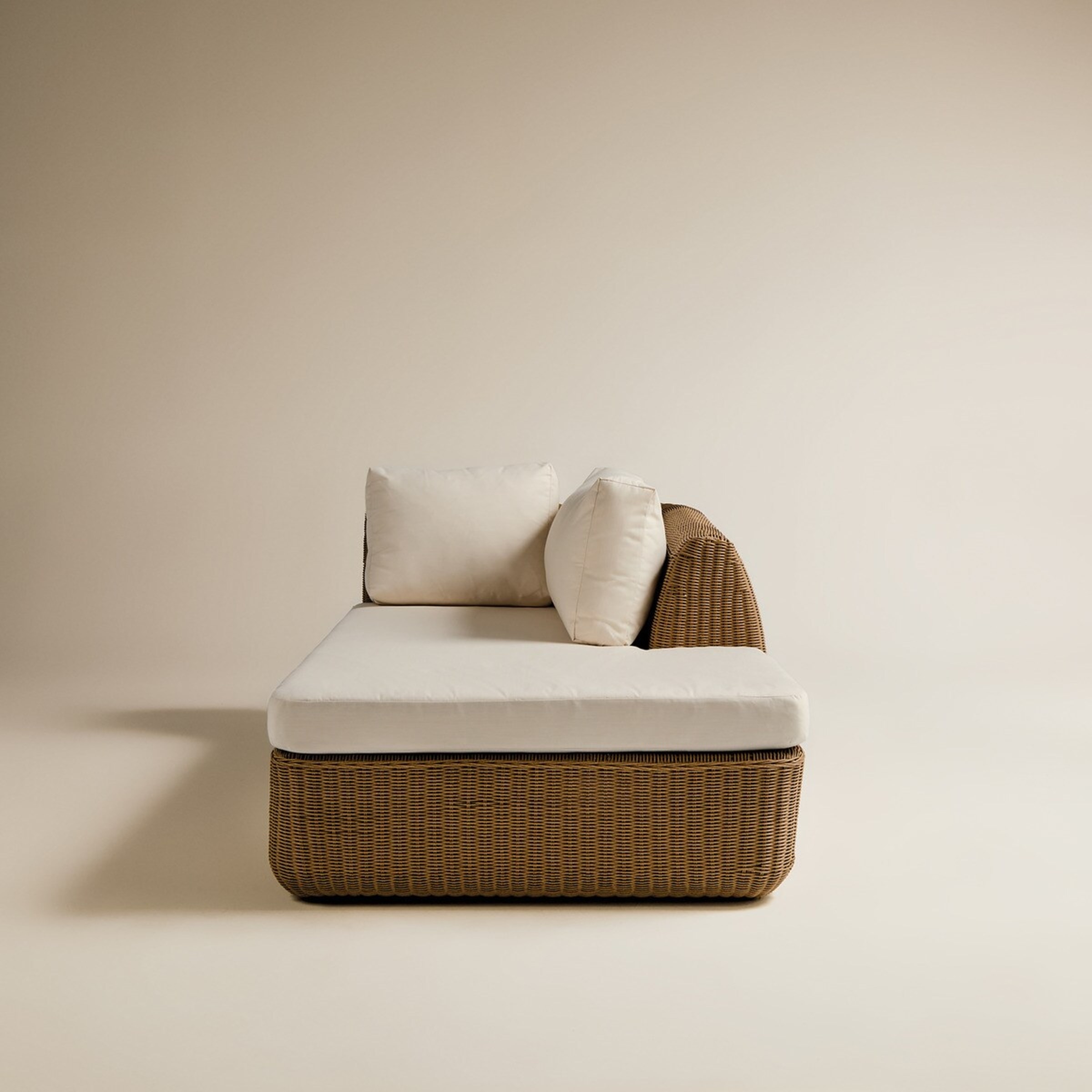 Módulo de Chaise-Longue Esquerda para Sofá de Jardim Ibiza Natural-3