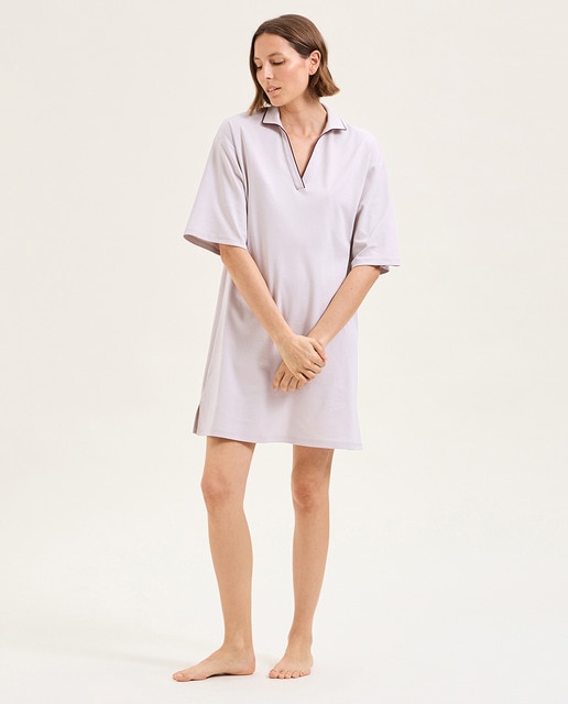 Imagem 0 de Camisa de Dormir Comprida Organic Cotton de Elastano
