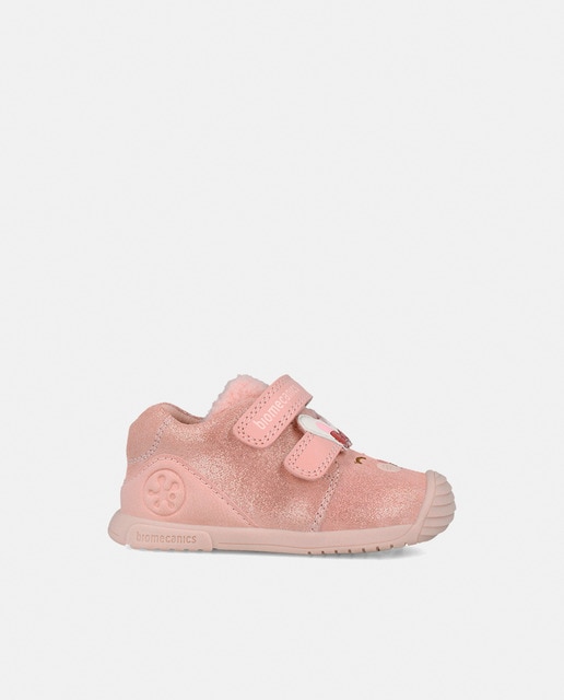 Imagem 0 de Sapatos em Pele Laminada com Velcro Duplo