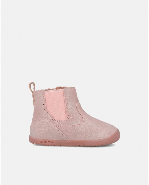 Imagem 0 de Botas Tipo Chelsea em Pele com Fecho de Correr