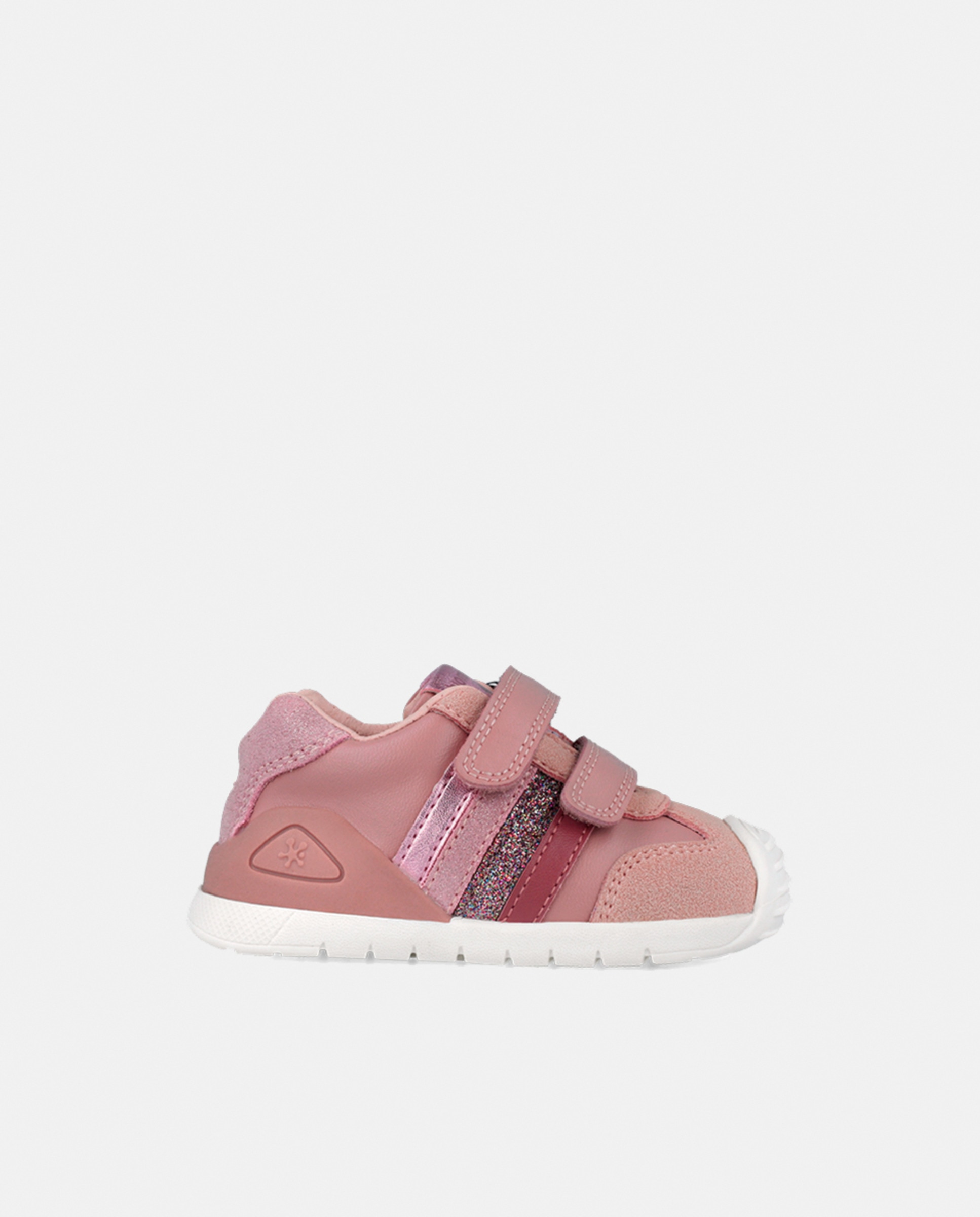 Sapatos com Velcro Duplo Rosa-1