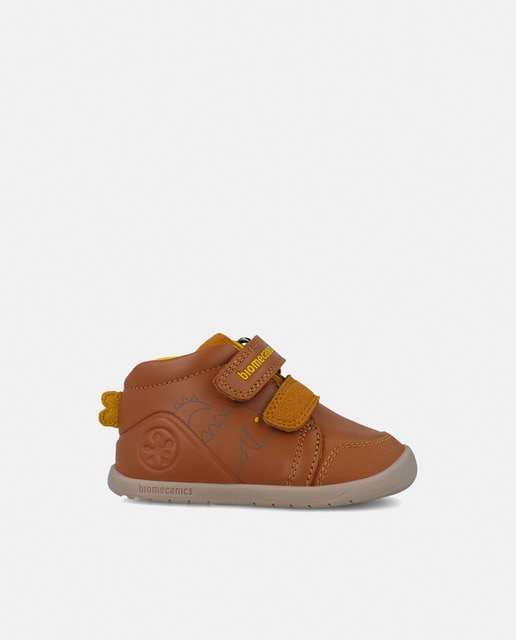 Imagem 0 de Botins em Pele com Velcro Duplo