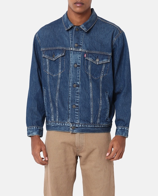 Imagen 0 de Cazadora vaquera de hombre lisa fit relajado