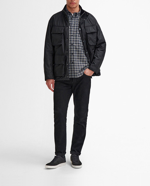 Imagen 0 de Chaqueta de hombre de cuello alto y bolsillos frontales