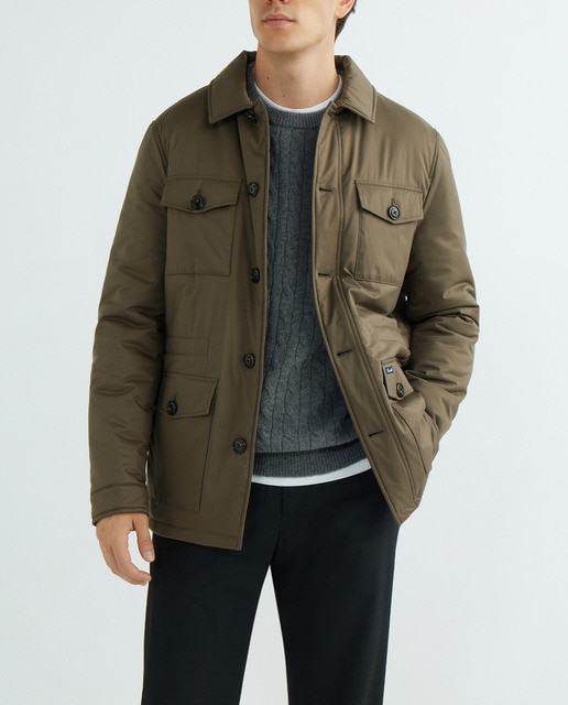 Imagen 0 de Parka de hombre con bolsillo de parche