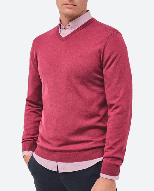 Imagen 0 de Jersey de hombre de lana cuello pico