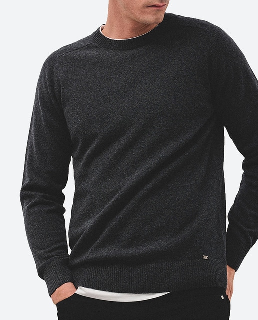 Imagen 0 de Jersey de hombre de lana y cashmere cuello redondo