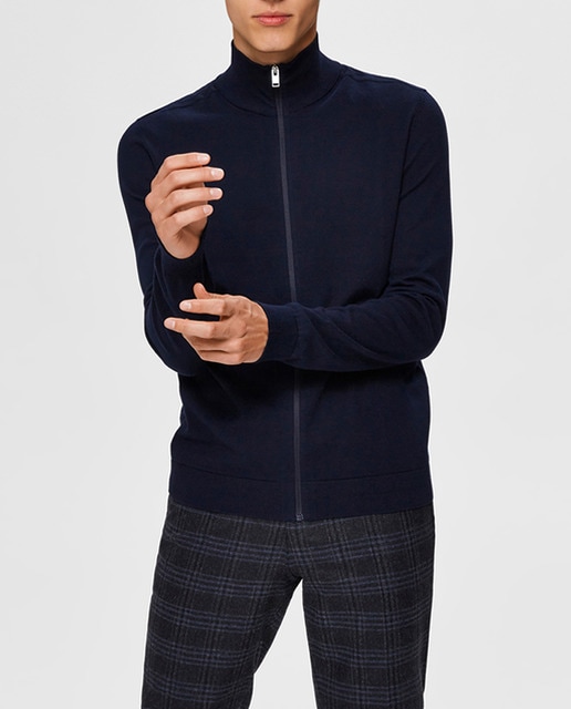 Imagen 0 de Chaqueta de punto de hombre con cremallera