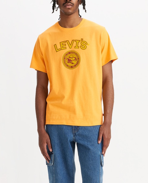 Imagen 0 de Camiseta de hombre de manga corta con cuello redondo