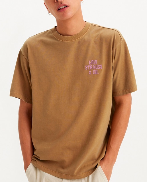 Imagen 0 de Camiseta de hombre de manga corta con cuello redondo