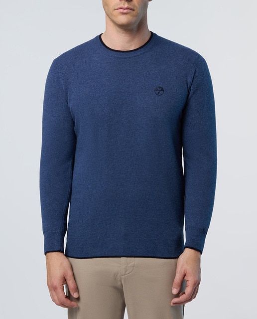 Imagen 0 de Jersey cuello redondo en mezcla de cashmere de hombre