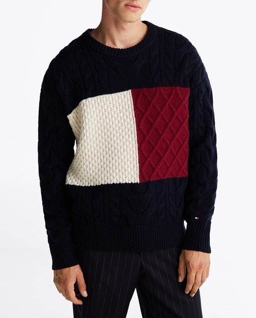 Imagen 0 de Jersey de hombre en punto en 8 corporativo