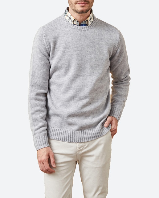 Imagen 0 de Jersey de hombre liso de cuello redondo.