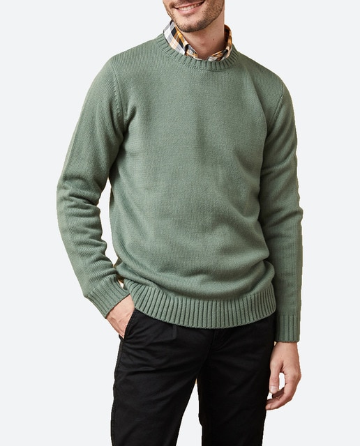 Imagen 0 de Jersey de hombre liso de cuello redondo.