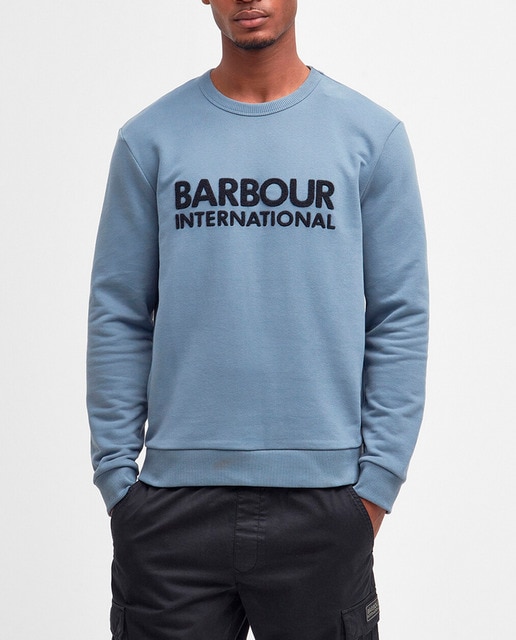 Imagen 0 de Felpa de hombre de manga larga con nombre en el pecho