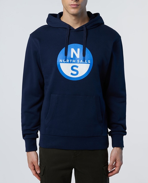Imagen 0 de Sudadera print logo con capucha de hombre