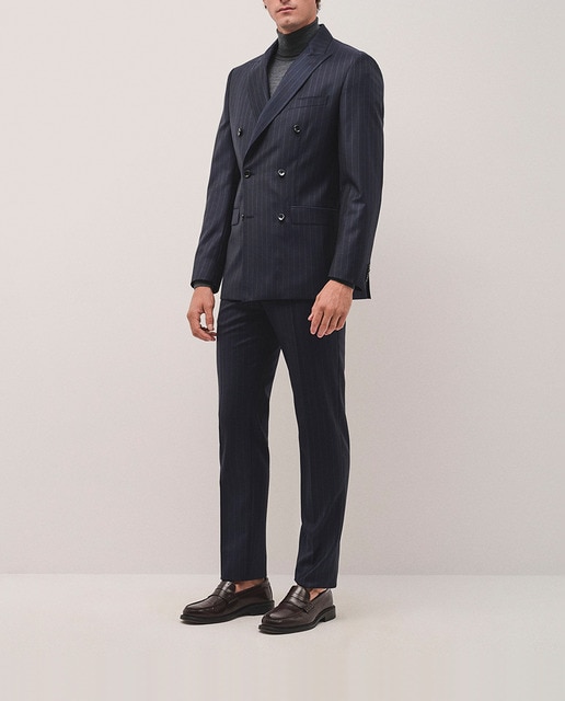 Imagen 0 de Traje de hombre half canvas raya diplomática