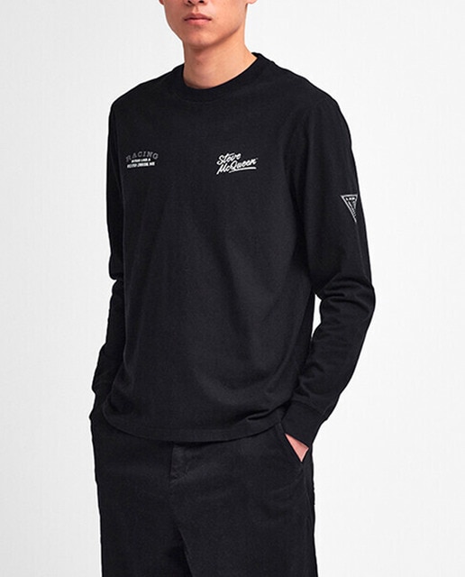 Imagen 0 de Camiseta de hombre de manga larga con grafico en el pecho