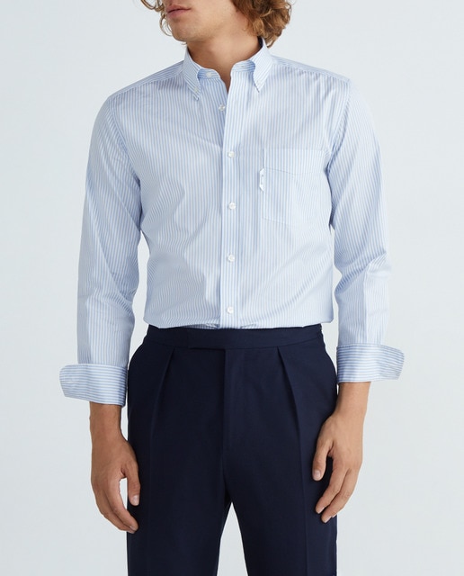 Imagen 0 de Camisa de hombre classic fit  de rayas