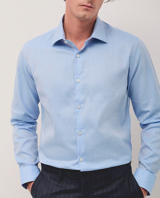 Imagen 0 de Camisa de vestir de hombre regular fit dibujo estructura