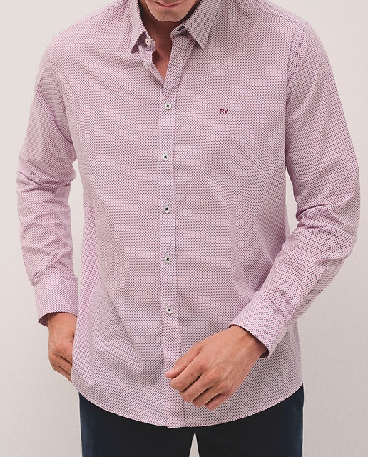 Imagen 0 de Camisa sport de hombre regular fit estampado hojas