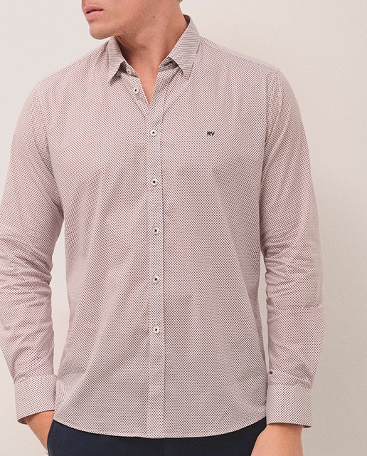 Imagen 0 de Camisa sport de hombre regular fit estampado hojas