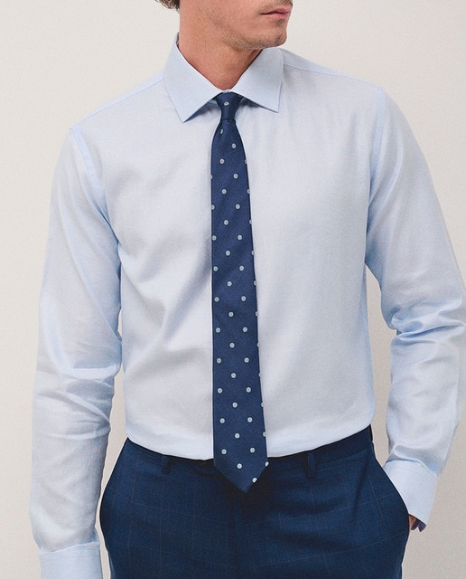 Imagen 0 de Camisa de vestir de hombre slim fit microestructura