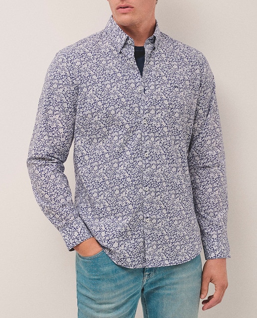 Imagen 0 de Camisa sport de hombre slim fit estampado flores